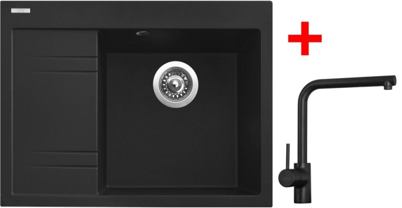 Sinks RIM 650 P Metalblack + Elka černá matná Sinks RIM 650 P Metalblack + Elka černá matná