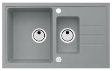 Alveus INTERMEZZO 70/81 - beton (780x480mm) jed. sifon F