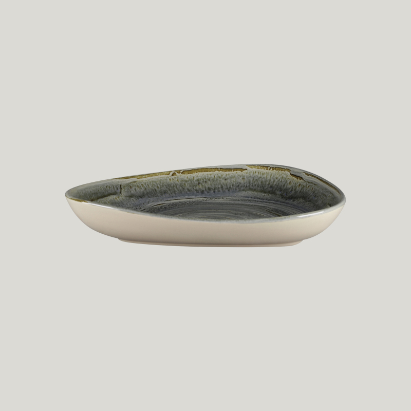 RAK Porcelain RAK Spot talíř hluboký 24 × 19,5 cm – olivínový | RAK-SPTFLDP24