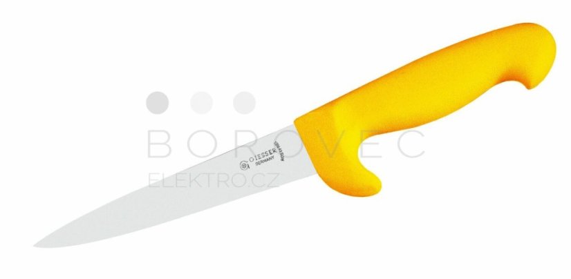 GIESSER nůž jateční G 3082 22 žlutý GIESSER nůž jateční G 3082 22 žlutý