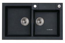 Alveus ROCK 90 G- 91 černá (780x480mm)+ pop- up sifon