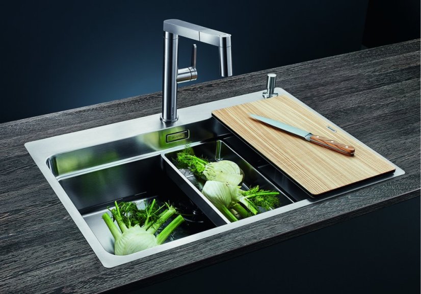 Blanco ETAGON 700-IF/A InFino nerez hedvábný lesk s táhlem a pojezdy