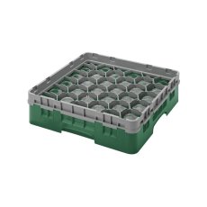 Cambro Koš Camrack 30 pozic, výška sklenice 13,2 cm - Zelená