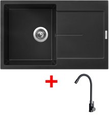 Sinks ULTIMA 790 Pureblack + ELASTA černá matná