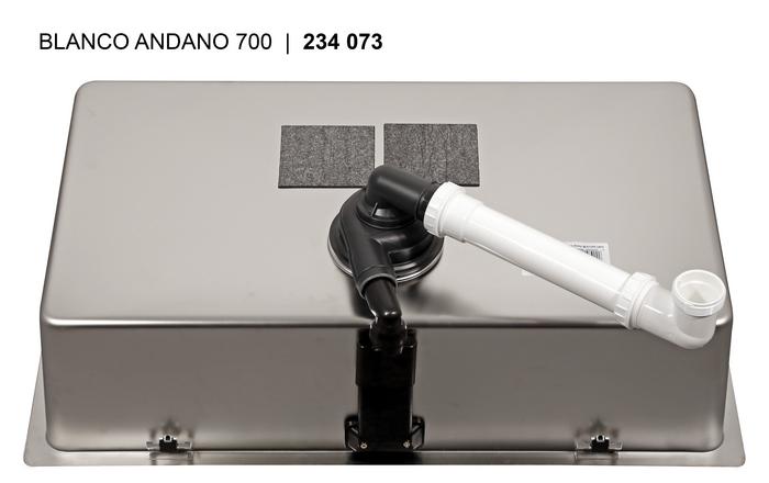 Blanco ANDANO 700 IF InFino Nerez hedvábný lesk bez táhla