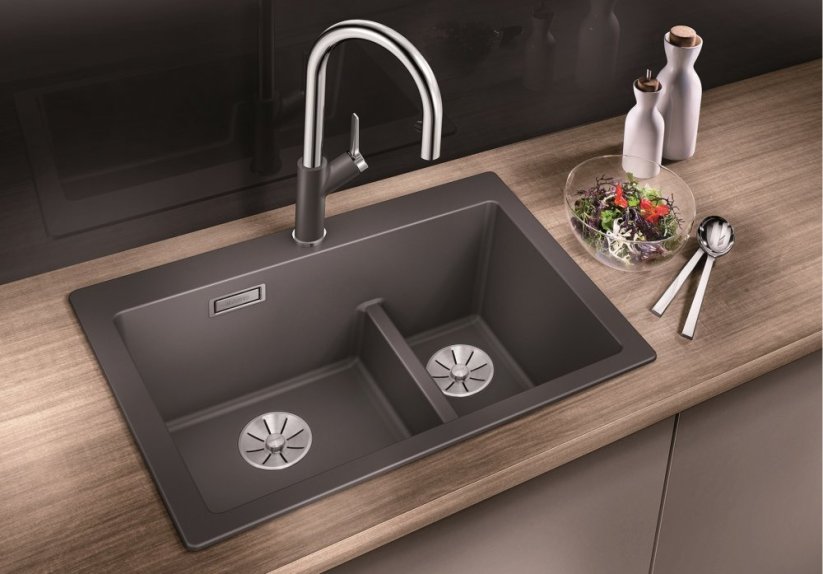 Blanco PLEON 6 Split InFino Silgranit antracit