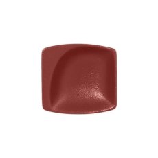 RAK Porcelain RAK Talíř malý čtvercový 8 cm, tmavě červená | RAK-NFMZMS08DR