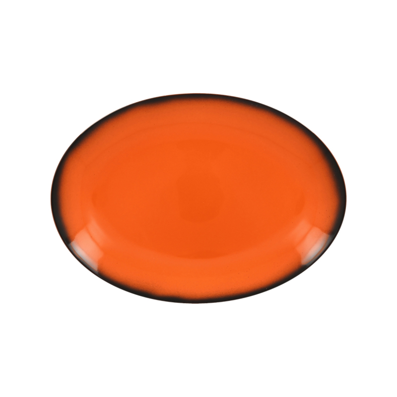 RAK Porcelain RAK Talíř oválný 26 x 19 cm, oranžová | RAK-LENNOP26OR RAK Porcelain RAK Talíř oválný 26 x 19 cm, oranžová | RAK-LENNOP26OR