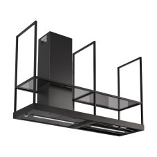 Ostrůvková digestoř Faber - T-SHELF BK MATT A180