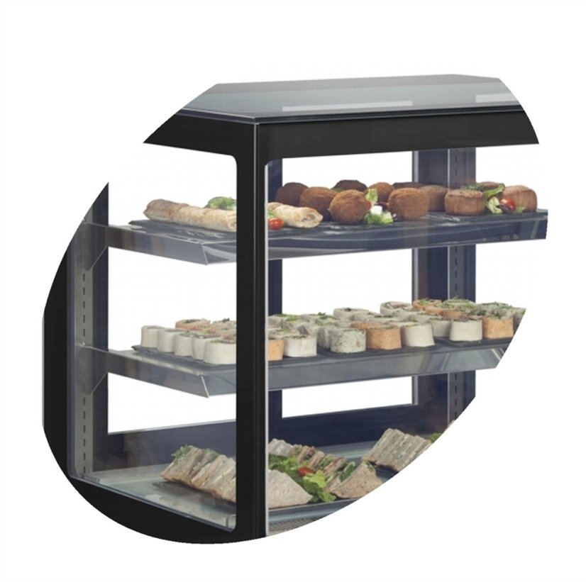 Chladicí vitrína TEFCOLD LPD 1200 F Black