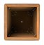 Květináč G21 Corten Square, 30 x 60 x 30 cm