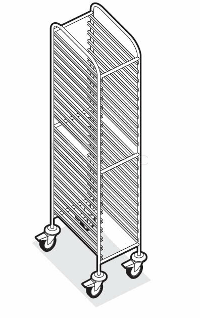 Coldline zavážecí vozík 20x EN600x400mm Coldline zavážecí vozík 20x EN600x400mm