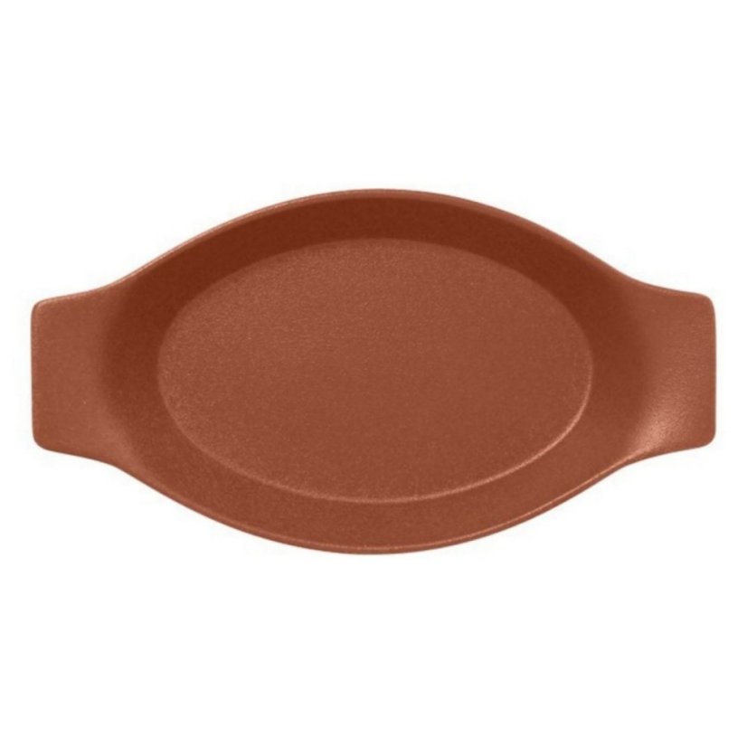 RAK Porcelain RAK Talíř oválný s rukojetí 42 cl, hnědá | RAK-NFOPOD25BW RAK Porcelain RAK Talíř oválný s rukojetí 42 cl, hnědá | RAK-NFOPOD25BW