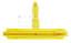 Vikan stěrka ruční 2C 250mm žlutá 77116