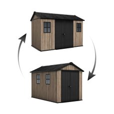 Zahradní domek Keter Apex 7,5 x 11 Ashwood, s podlahou