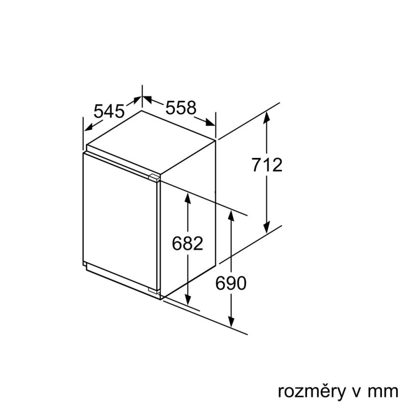 Vestavný šuplíkový mrazák Siemens GI11VADE0