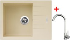 Sinks PERFECTO 650 Sahara + ARCO celonerezová