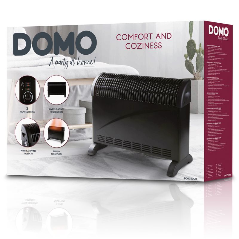 Konvektor s ventilátorem DOMO DO7350CH