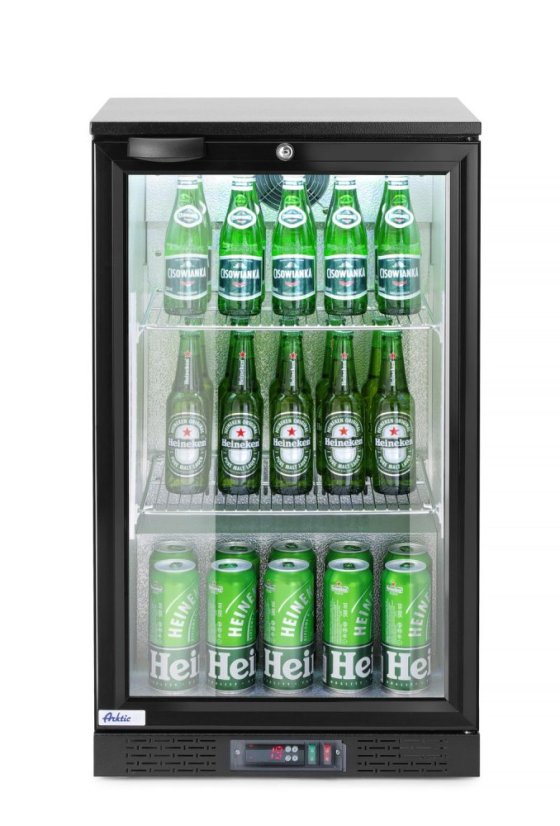 Jednodveřová chladnička , Arktic, 86L, Černá, 230V/120W, 500x530x(H)865mm