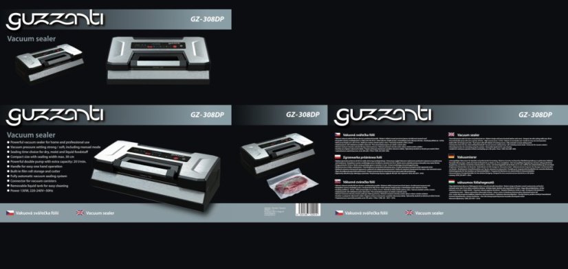 Vakuovačka Guzzanti GZ 308DP