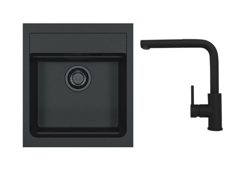 Alveus SET ALVEUS ATROX 20 ČERNÝ A90 BLACK EDITION + BATERIE ZEOS-P BLACK