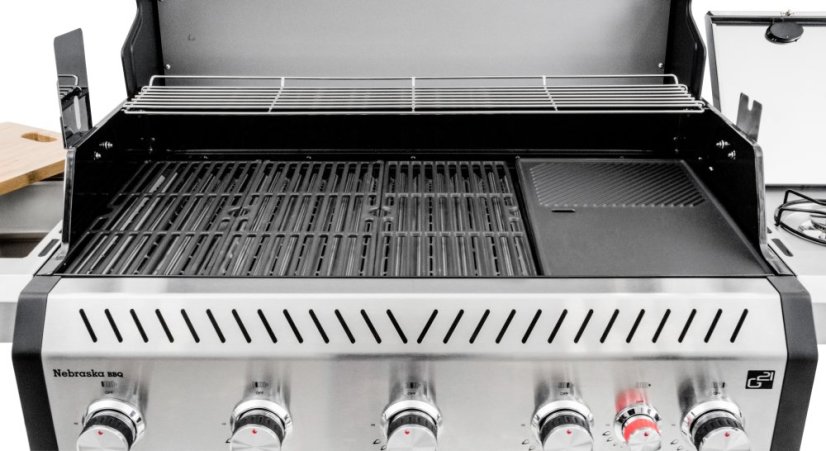 Plynový gril G21 Nebraska BBQ Premium line, 6 hořáků + zdarma redukční ventil