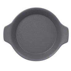 RAK Porcelain RAK Talíř kulatý s rukojetí 45 cl, šedá | RAK-NFOPRD16GY