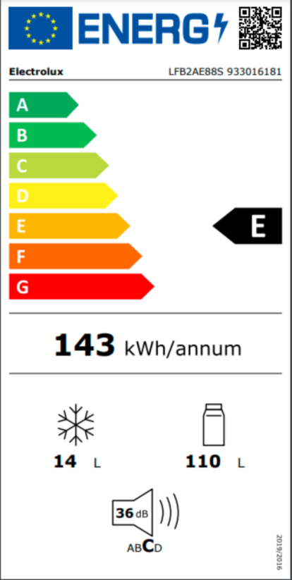 Vestavná chladnička Electrolux LFB2AE88S1