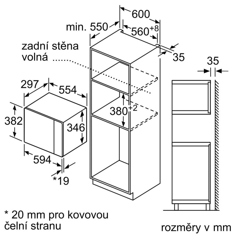 Mikrovlnná trouba Bosch BFL520MW0