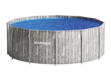 Bazén Marimex Florida 3,66x1,22 m se skimmerem - motiv ŠEDÉ DŘEVO