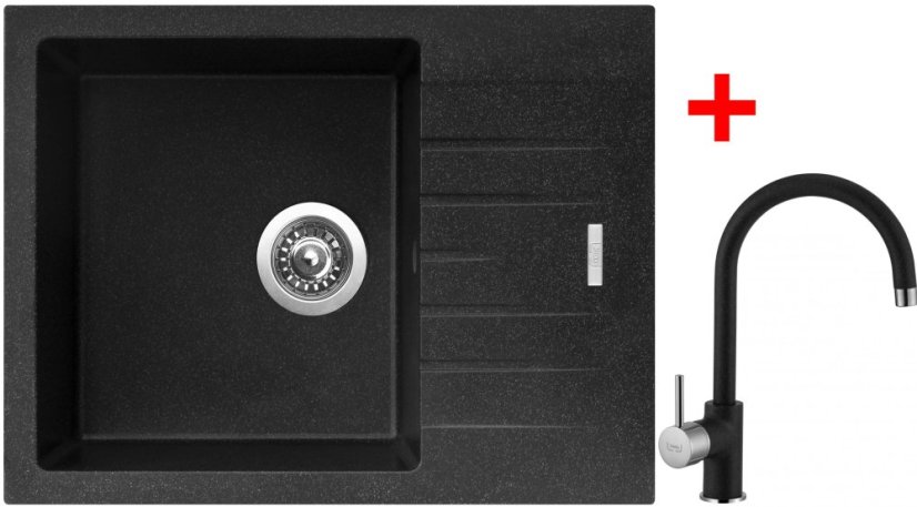 Sinks PERFECTO 650 Granblack + Vitalia GR Sinks PERFECTO 650 Granblack + Vitalia GR