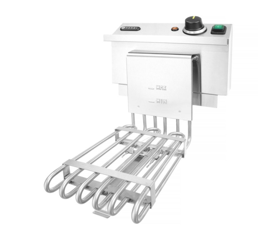 Fritéza XL s vypouštěcím kohoutem HENDI GOLIATH, HENDI, 10L, 400V/10200W, 300x585x(H)392mm