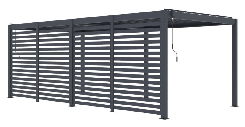 Příslušenství G21 fixní lamelová stěna pro pergolu Austin Premium 6x3 a 6x4 m