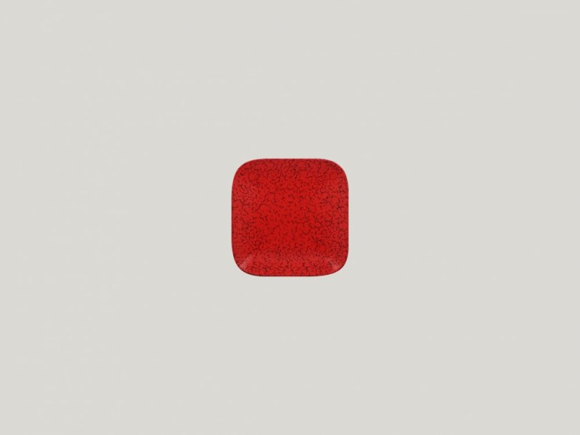 RAK Porcelain RAK Ruby talíř čtvercový 11 × 11 cm – červená | RAK-RBAUSP11 RAK Porcelain RAK Ruby talíř čtvercový 11 × 11 cm – červená | RAK-RBAUSP11