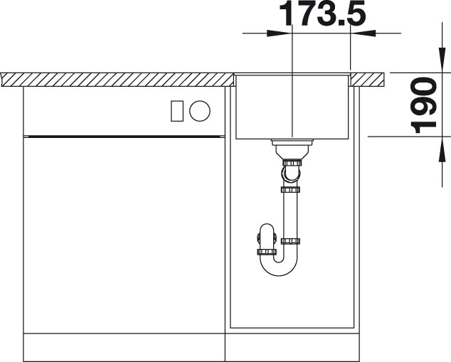 Blanco SUBLINE 320 F InFino Silgranit káva