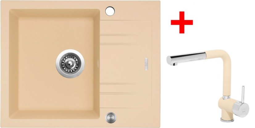 Sinks LINEA 600 XC Sahara + Mix 3 P GR Sinks LINEA 600 XC Sahara + Mix 3 P GR
