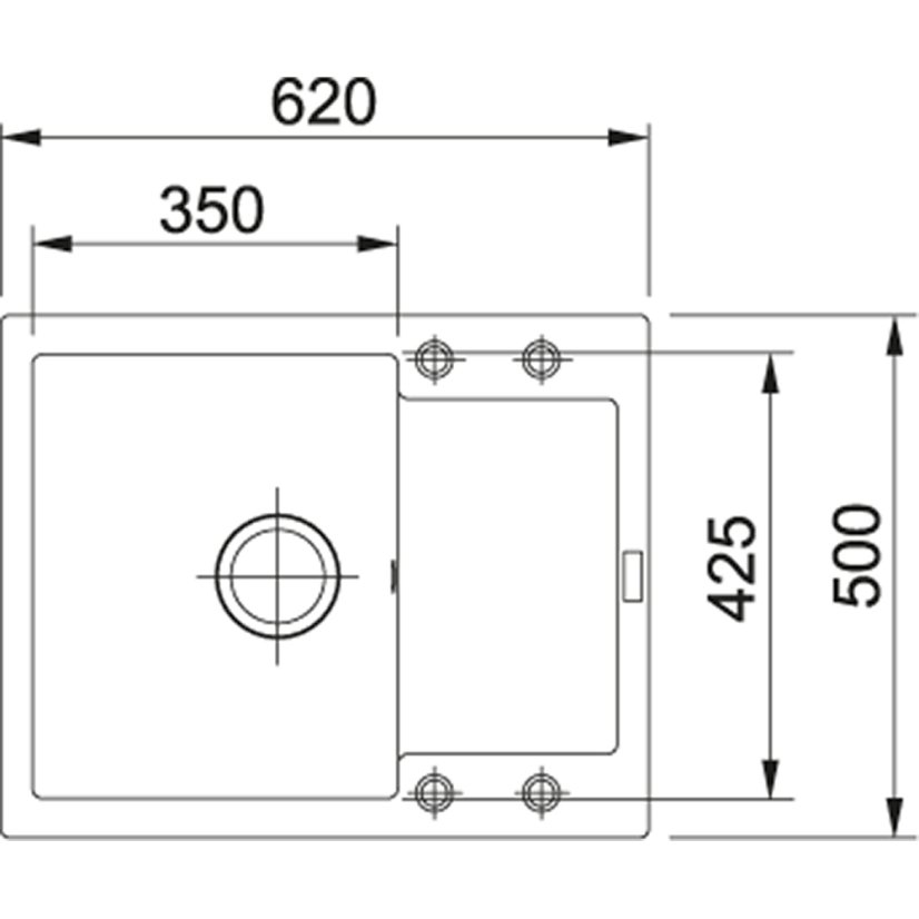 Franke MRG 611-62 matná černá Maris Fragranit