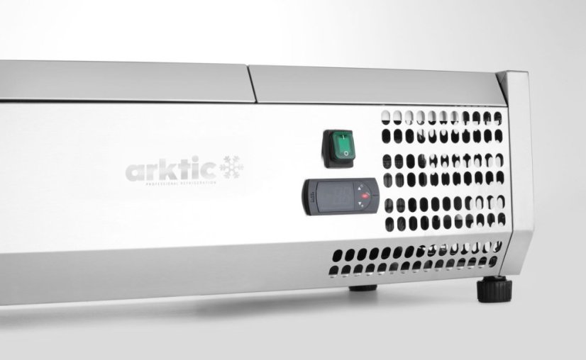 Chladicí zásobník GN 1/3, Arktic, 4x GN1/3, GN 1/3, 24L, 230V/180W, 420x1205x(H)630mm