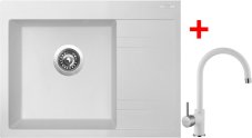 Sinks RIM 650 L Milk + Vitalia GR