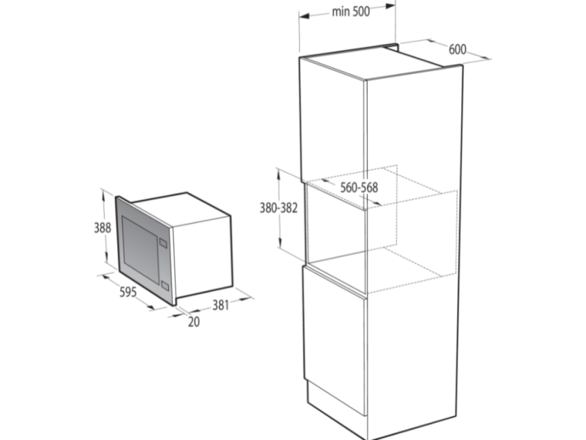 Mikrovlnná trouba Gorenje BM251SG2WG
