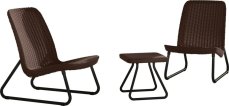 Zahradní nábytek Keter Rio Patio set whiskey hnědý