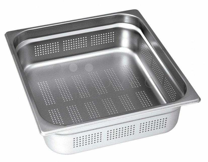 Gastronorm GN 2/3 (h=150 mm) nerezová děrovaná