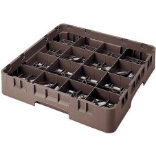 Cambro Koš Camrack 16 pozic, výška sklenice 9 cm - Hnědá
