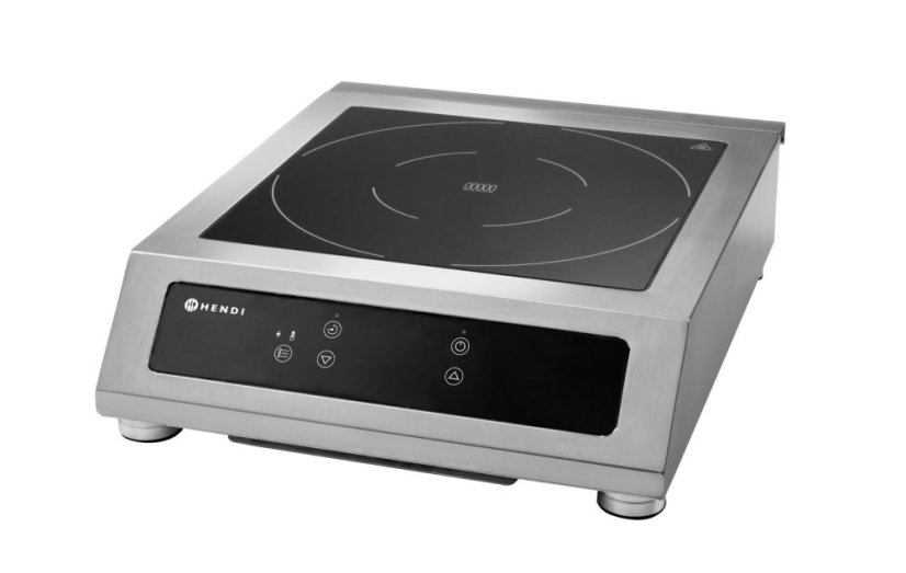Indukční vařič 3500 D XL, HENDI, Profi Line, 230V/3500W, 390x490x(H)120mm