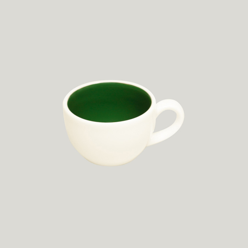 RAK Porcelain RAK Samba šálek na espresso 9 cl, lesní zelená | RAK-BANC09PD4