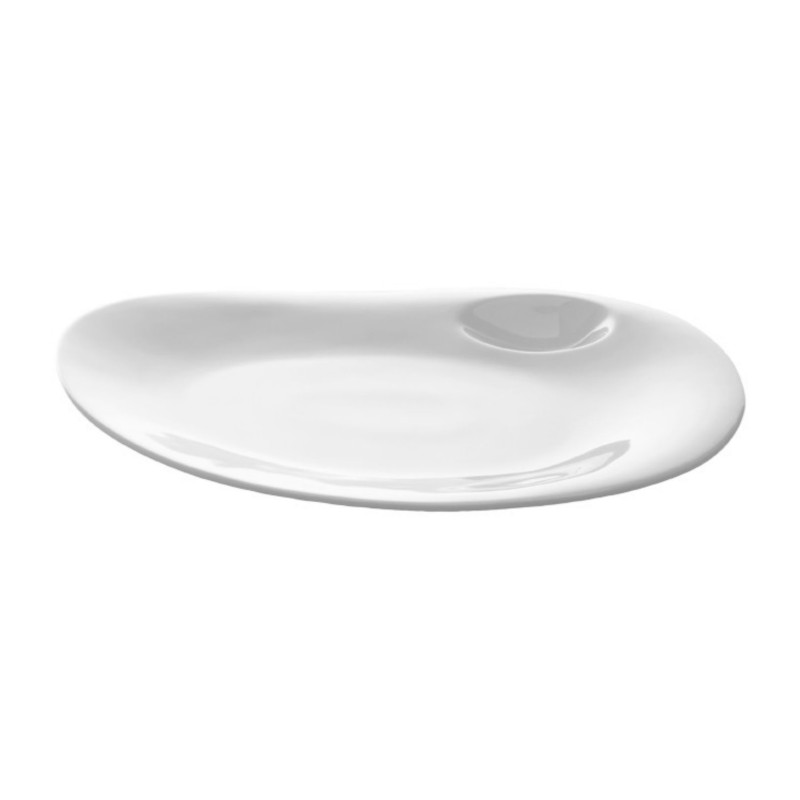 RAK Porcelain RAK Nabur talíř mělký 31 × 26,5 cm | RAK-NBFP31 RAK Porcelain RAK Nabur talíř mělký 31 × 26,5 cm | RAK-NBFP31