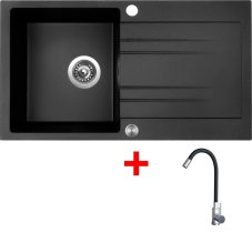 Sinks RAPID 780 XC Granblack + Elasta nerez/černá