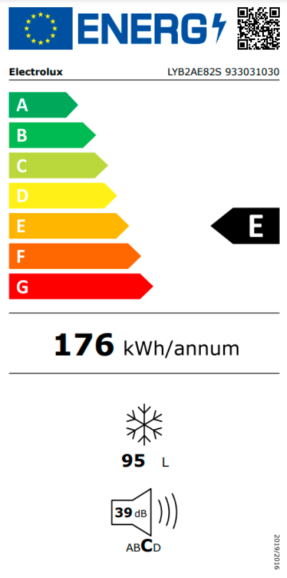 Šuplíkový mrazák Electrolux LYB2AE82S