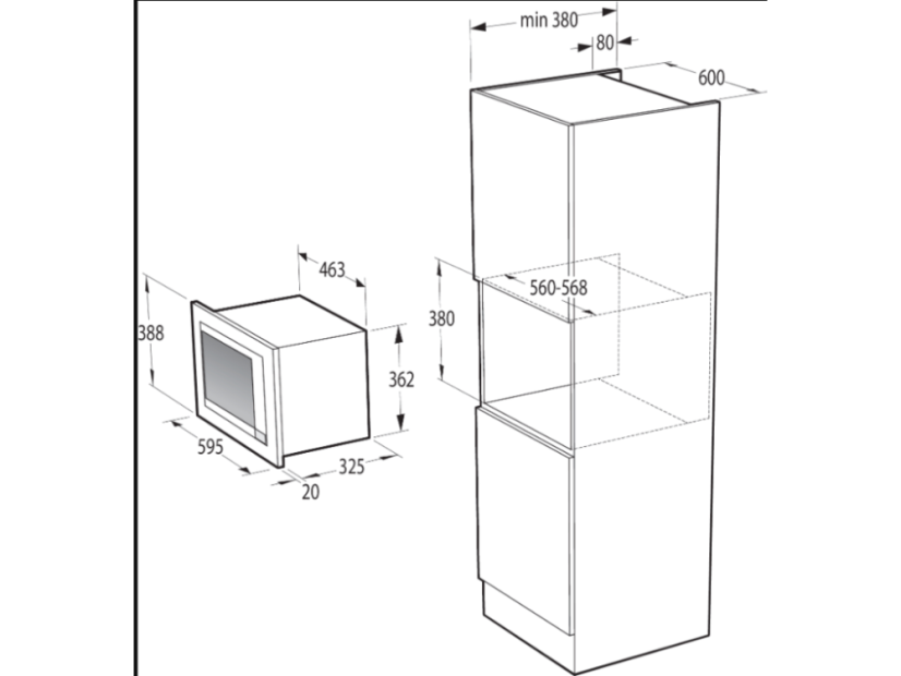 Mikrovlnná trouba Gorenje BM201AG1X