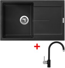 Sinks ULTIMA 790 Pureblack + Vitalia GR